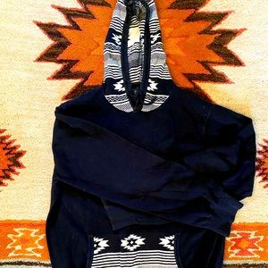 Black and White light hoodie